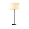 **Technische titel in het Nederlands: Moderne vloerlamp met stoffen lampenkap**